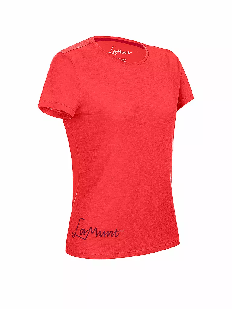 LAMUNT | T-shirt de sport pour femmes Alexandra Logo | Rouge