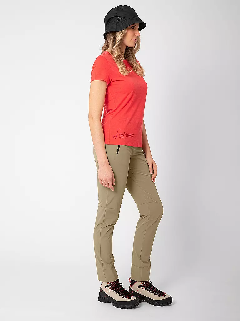 LAMUNT | T-shirt de sport pour femmes Alexandra Logo | Rouge