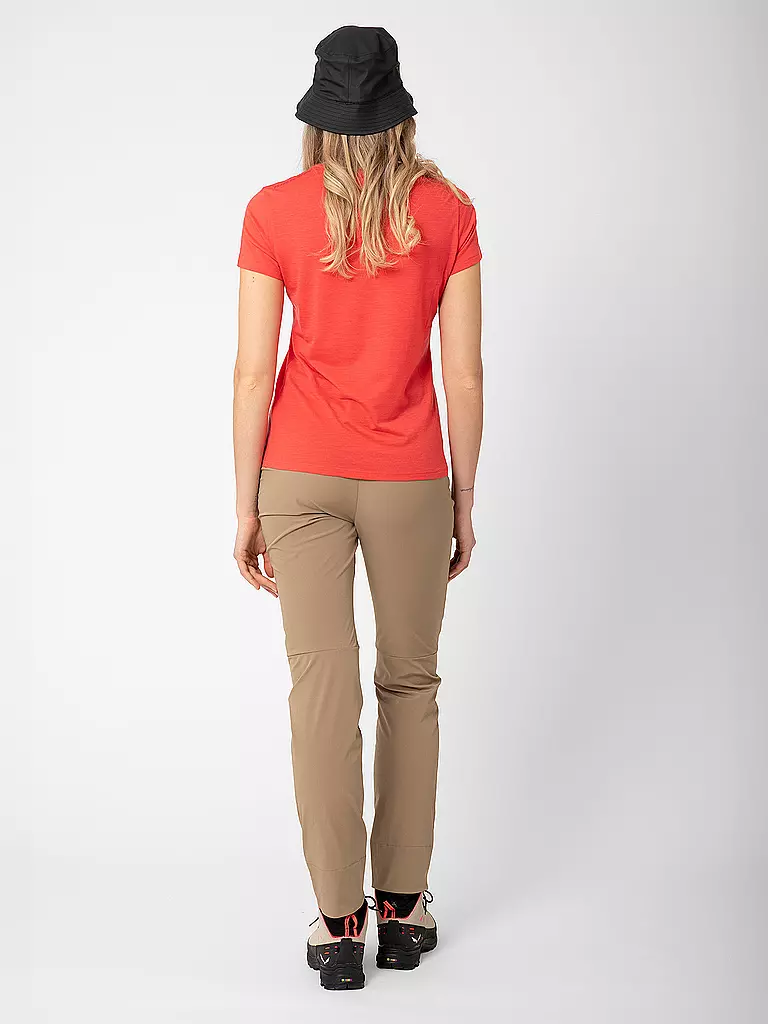 LAMUNT | T-shirt de sport pour femmes Alexandra Logo | Rouge