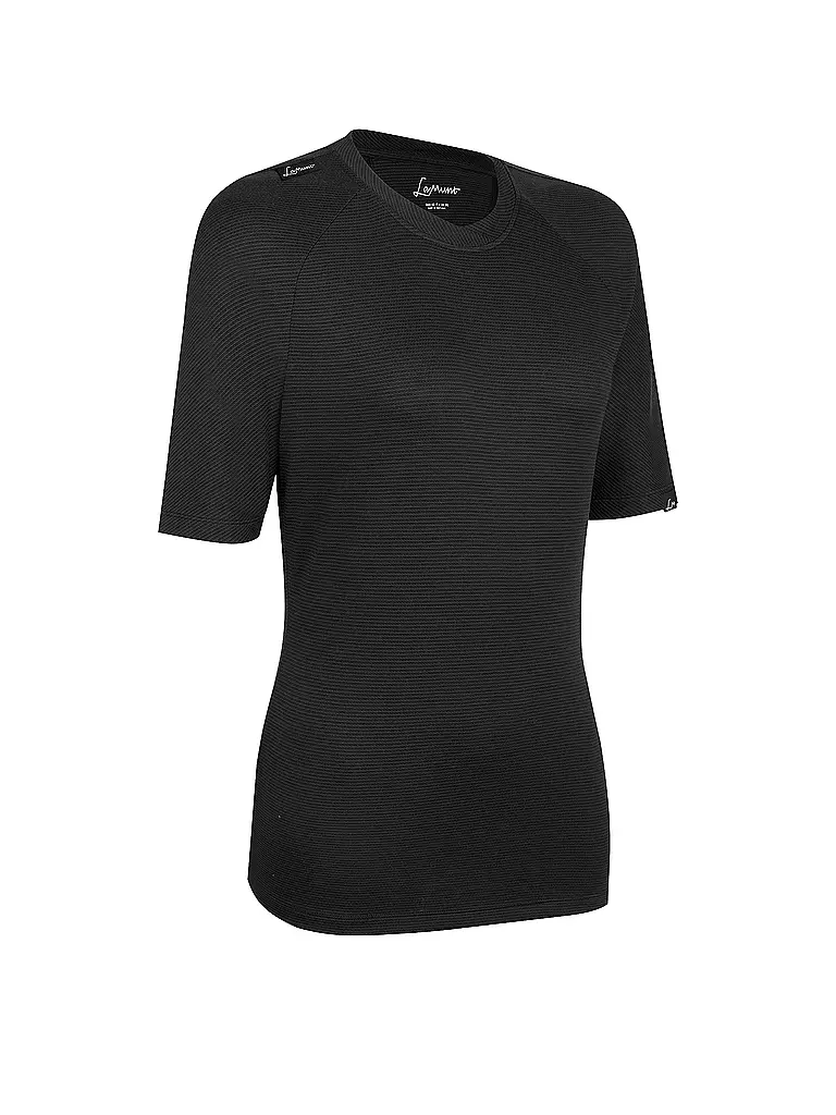 LAMUNT | T-shirt de sport pour femmes Martine Woolmix | Noir