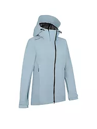LAMUNT | Veste de randonnée pour femme Giada 3L Waterproof à capuche | Bleu clair