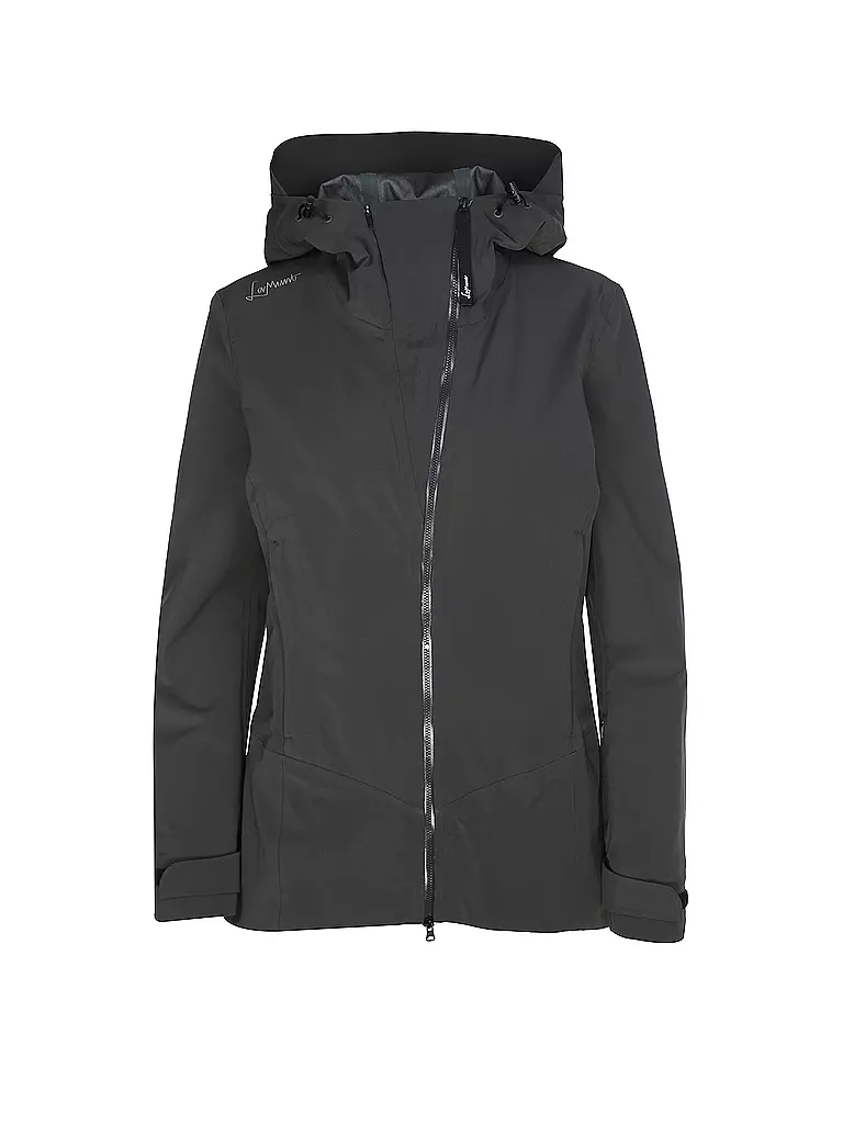 LAMUNT | Veste de randonnée pour femme Giada 3L Waterproof à capuche | Noir
