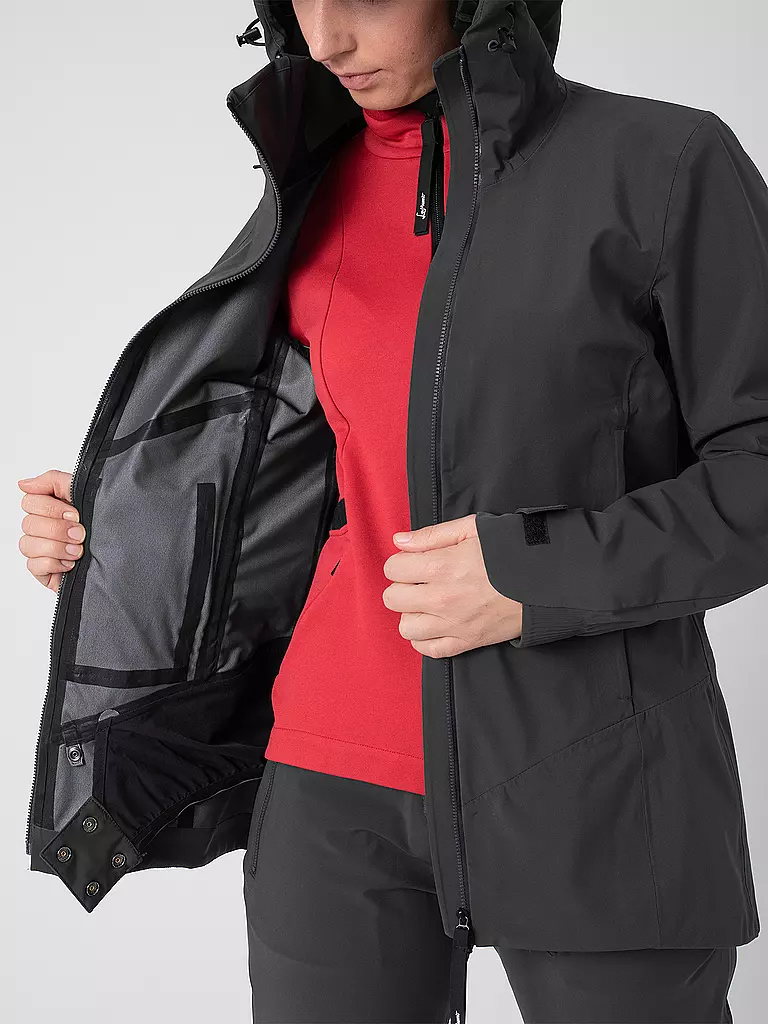 LAMUNT | Veste de randonnée pour femme Giada 3L Waterproof à capuche |