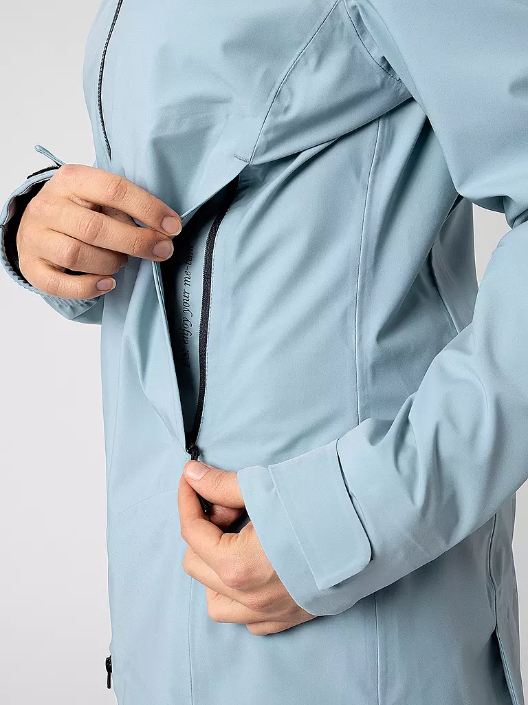 LAMUNT | Veste de randonnée pour femme Giada 3L Waterproof à capuche |