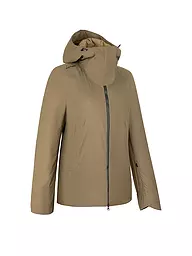 LAMUNT | Veste de randonnée pour femme Tiziana 2L WP Remoca à capuche | Marron clair