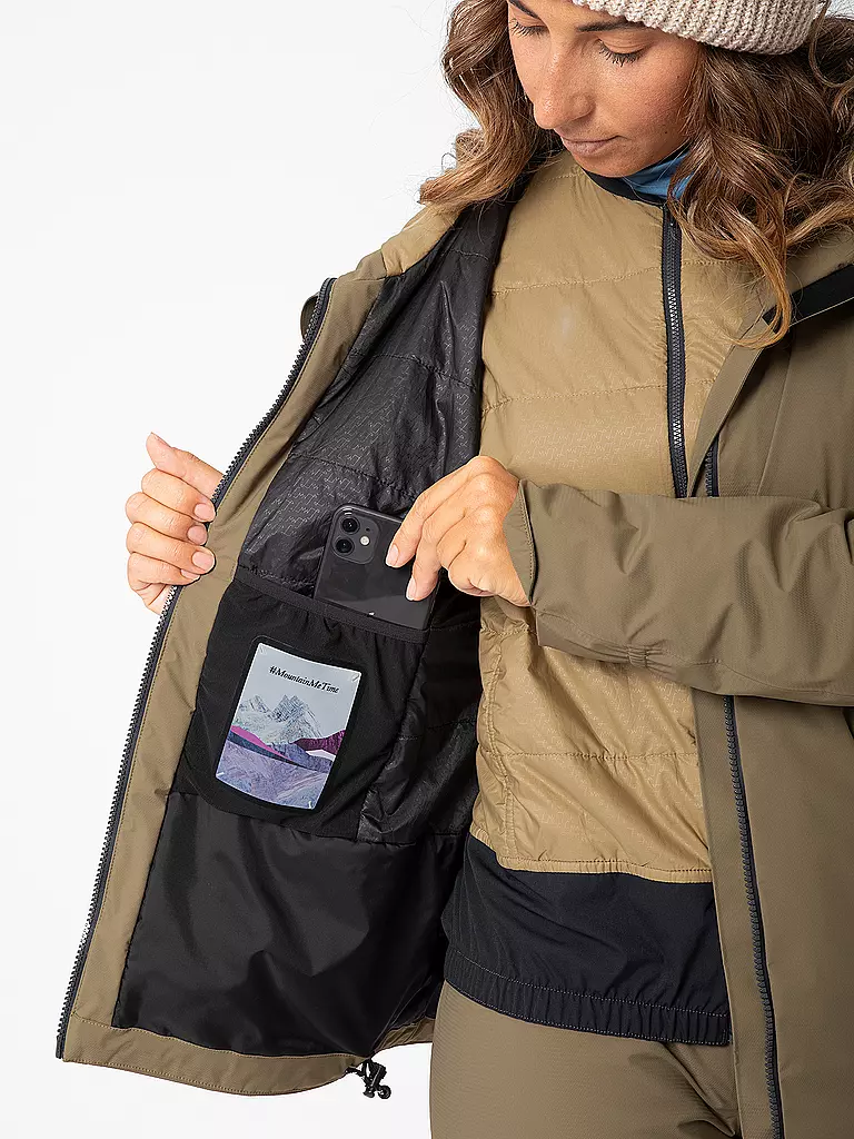 LAMUNT | Veste de randonnée pour femme Tiziana 2L WP Remoca à capuche |