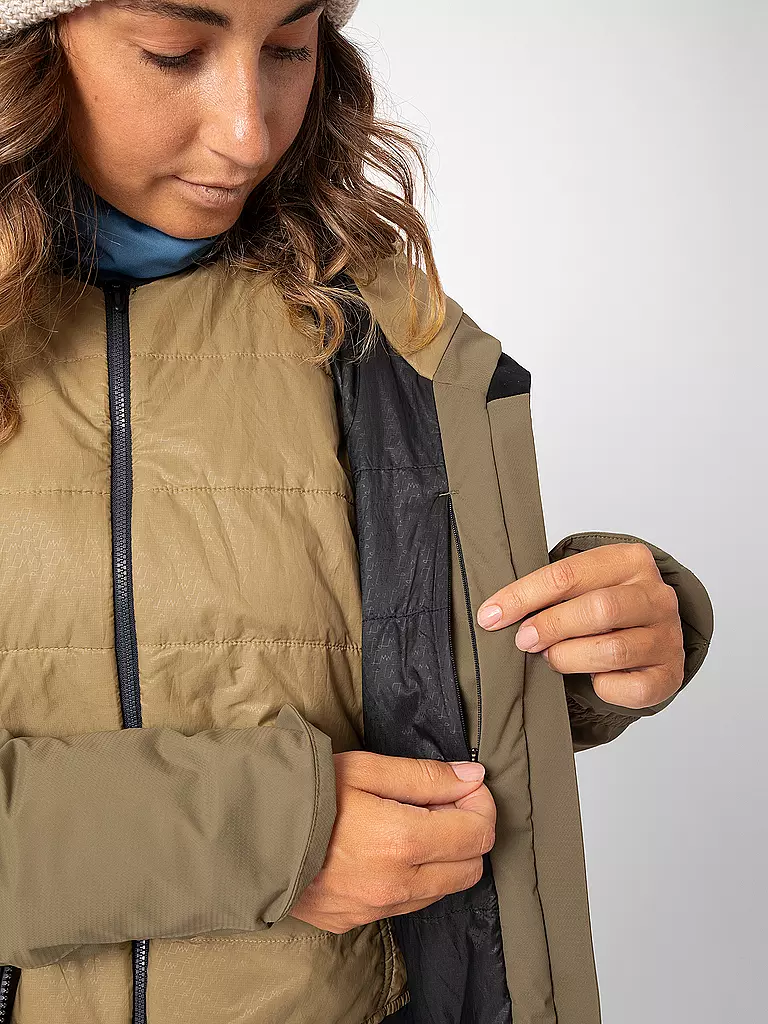 LAMUNT | Veste de randonnée pour femme Tiziana 2L WP Remoca à capuche |