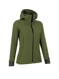 LAMUNT | Veste de randonnée pour femmes Paola Tech Hoodie | Vert foncé