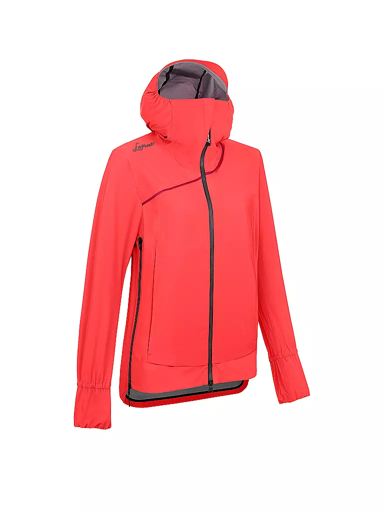 LAMUNT | Veste de randonnée pour femmes Sara Light 3L à capuche | Corail