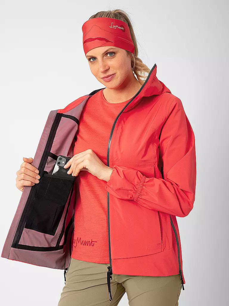 LAMUNT | Veste de randonnée pour femmes Sara Light 3L à capuche |