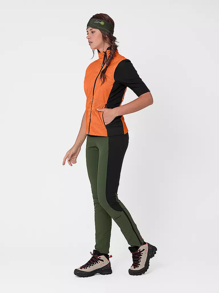 LAMUNT | Veste Femme ALESSIA POLARTEC® ALPHA® WIND | Orange
