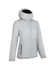 LAMUNT | Veste isolante pour femme Irmi Remoca à capuche, veste réversible | Gris clair