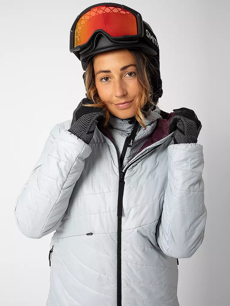 LAMUNT | Veste isolante pour femme Irmi Remoca à capuche, veste réversible |