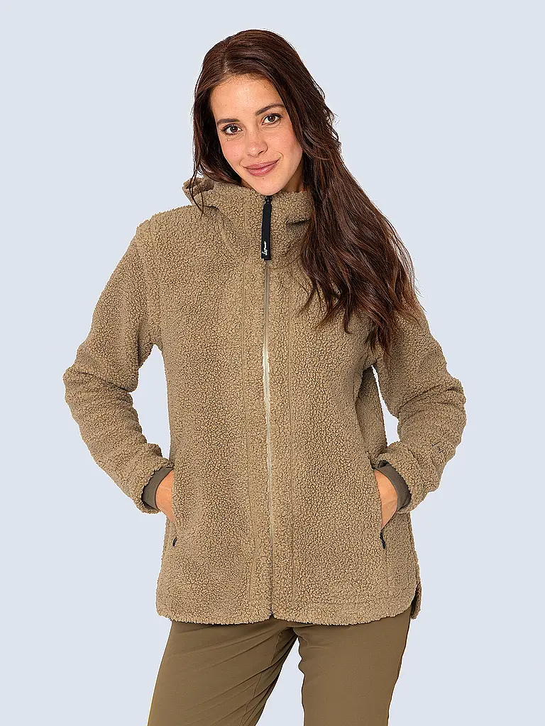 LAMUNT | Veste polaire à capuche Sabine pour femmes |