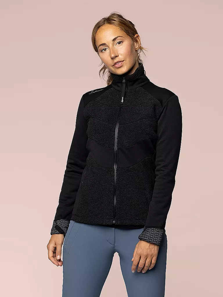 LAMUNT | Veste polaire douillette Sophia pour femmes | Noir