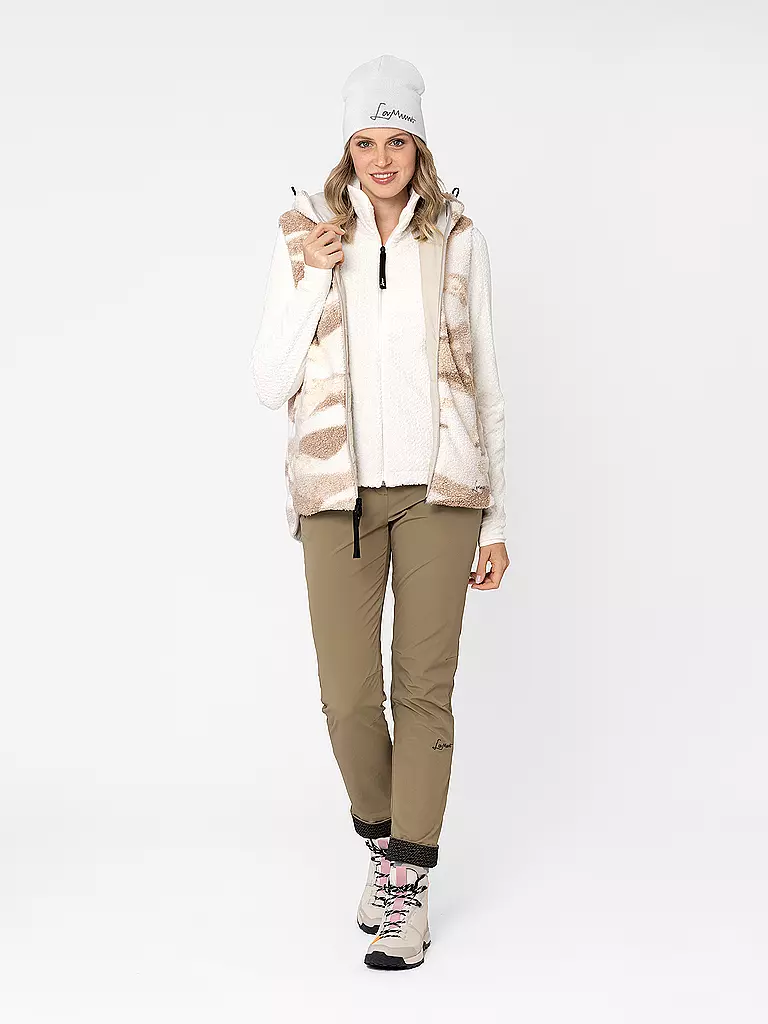LAMUNT | Veste polaire sans manches Sabine pour femmes | Blanc