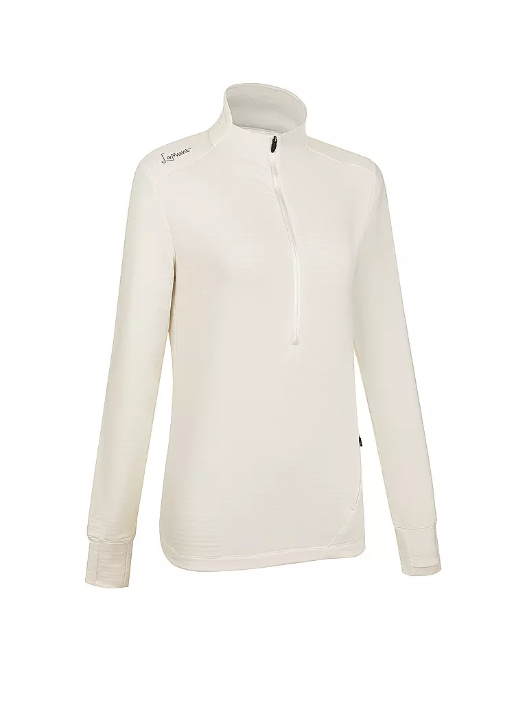 LAMUNT | Zipshirt de sport Nora pour femmes | Blanc