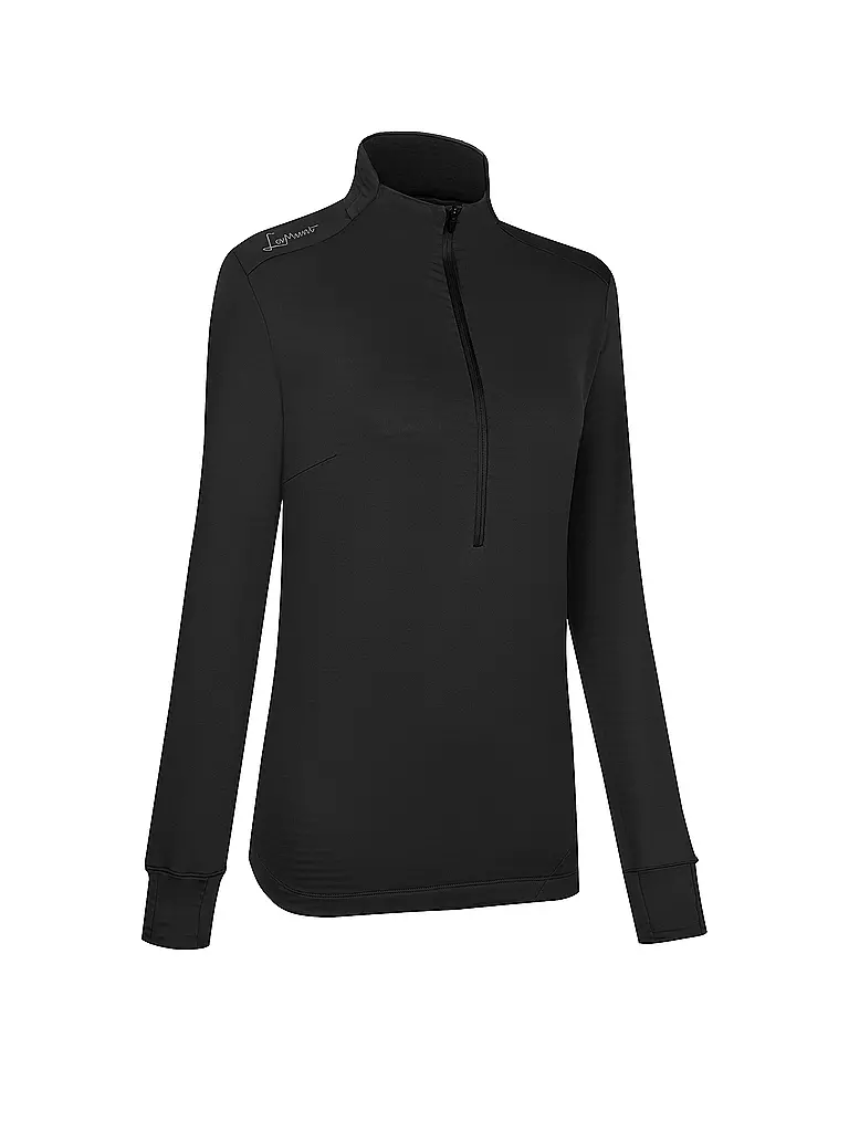 LAMUNT | Zipshirt de sport Nora pour femmes | Noir