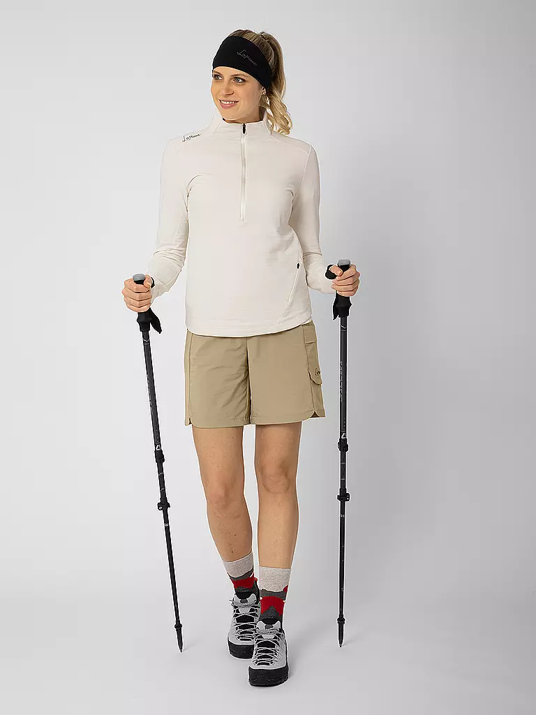 LAMUNT | Zipshirt de sport Nora pour femmes | Blanc