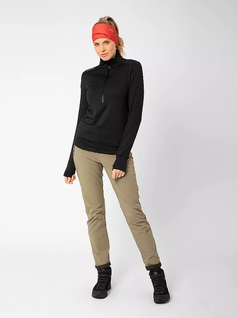 LAMUNT | Zipshirt de sport Nora pour femmes | Noir