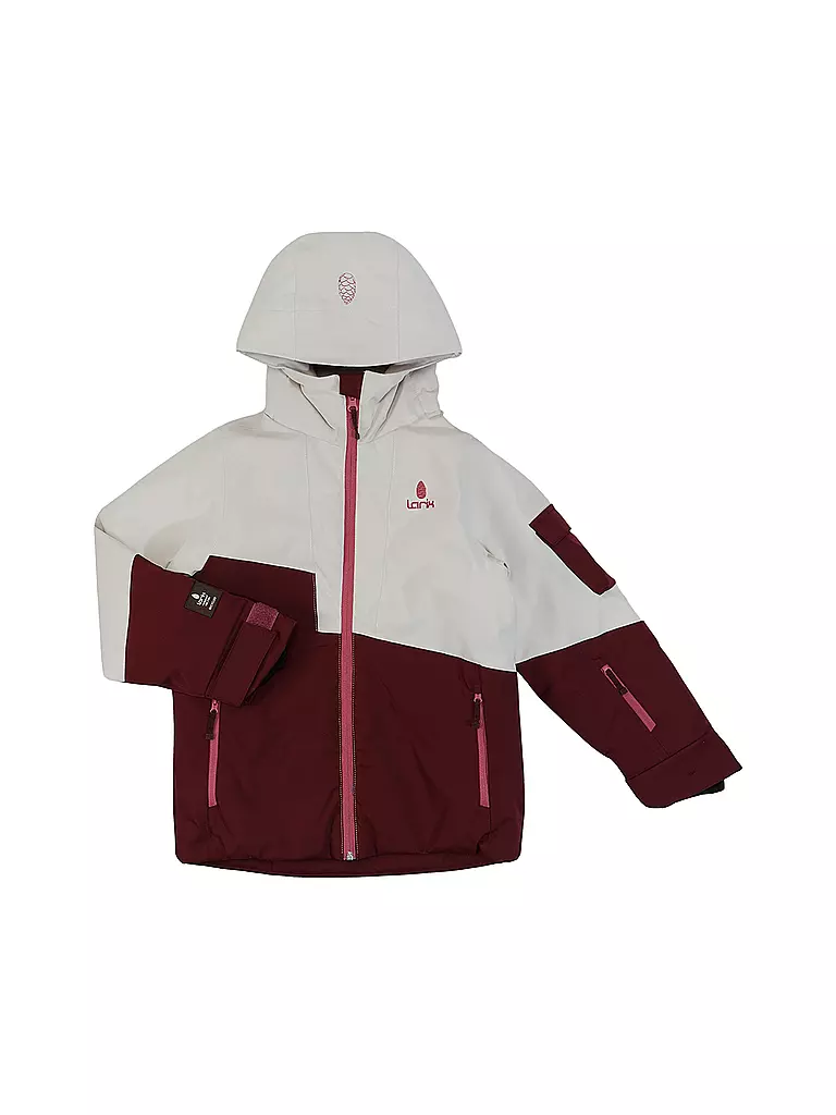 LARIX | Kinder Skijacke | Rouge foncé