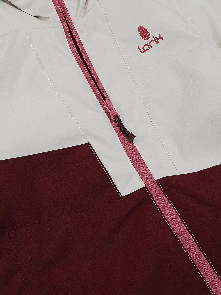 LARIX | Kinder Skijacke | Rouge foncé