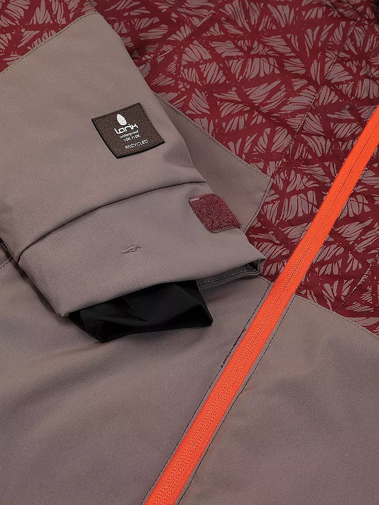 LARIX | Kinder Skijacke | Rouge foncé