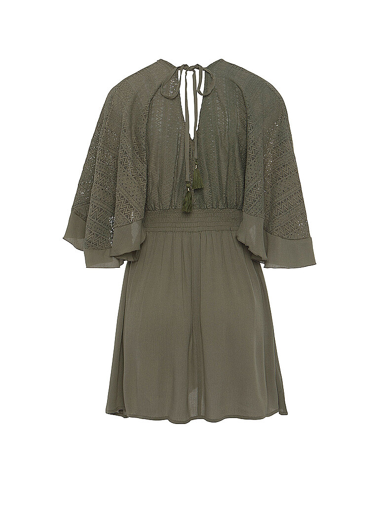 Robe de plage olive 40