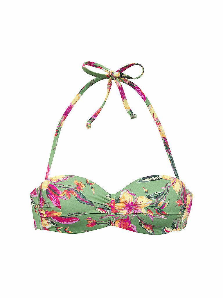 Haut de bikini vert clair 36D