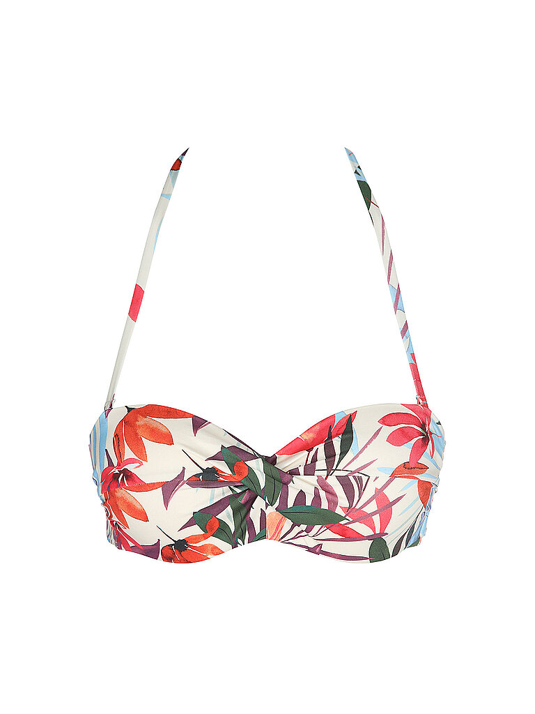Damen Bikinioberteil Bandeau crème 36D