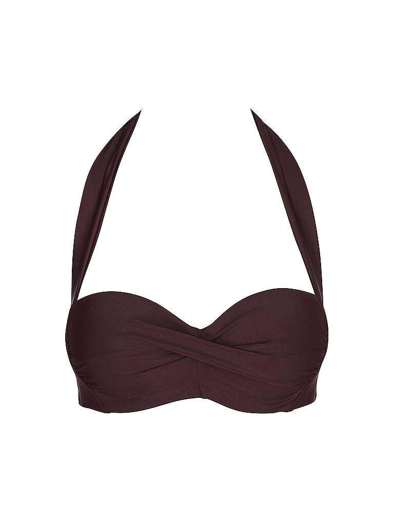 Damen Bikinioberteil Bandeau rouge foncé 40D