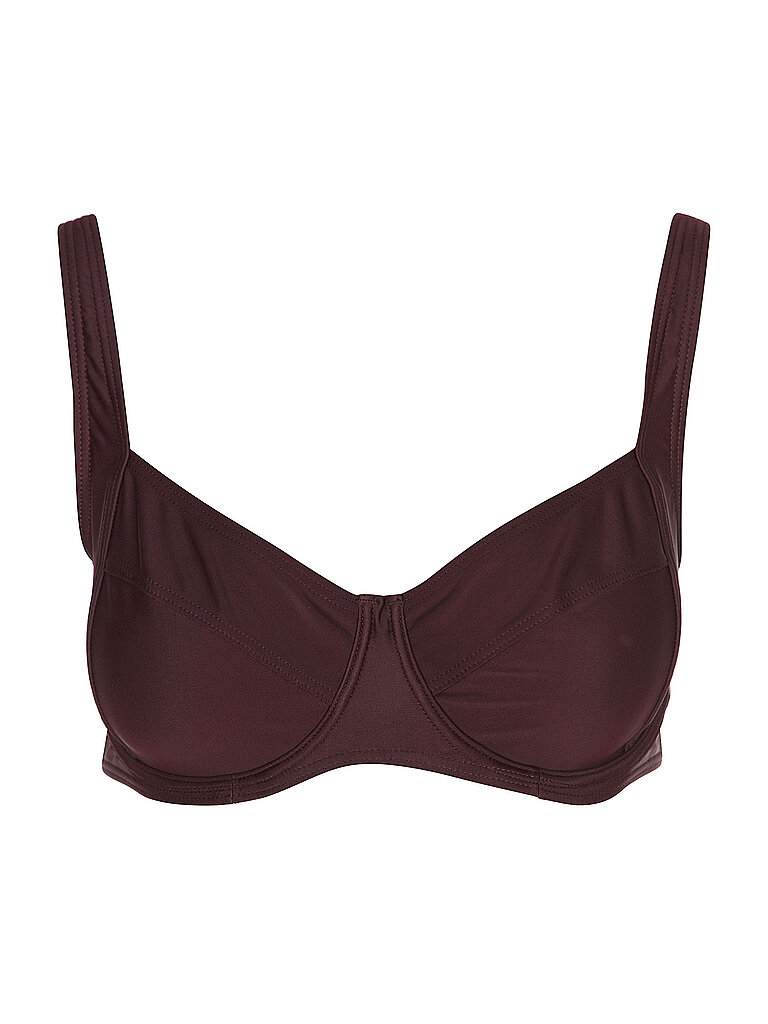 Haut de bikini armatures rouge foncé 38D