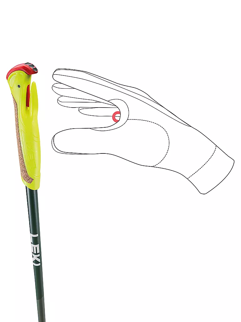 LEKI | Bâton de marche nordique pour enfants Walker XS |