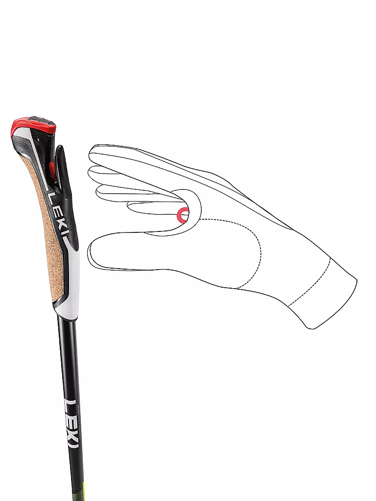 LEKI | Bâtons de marche nordique Flash Carbon | 