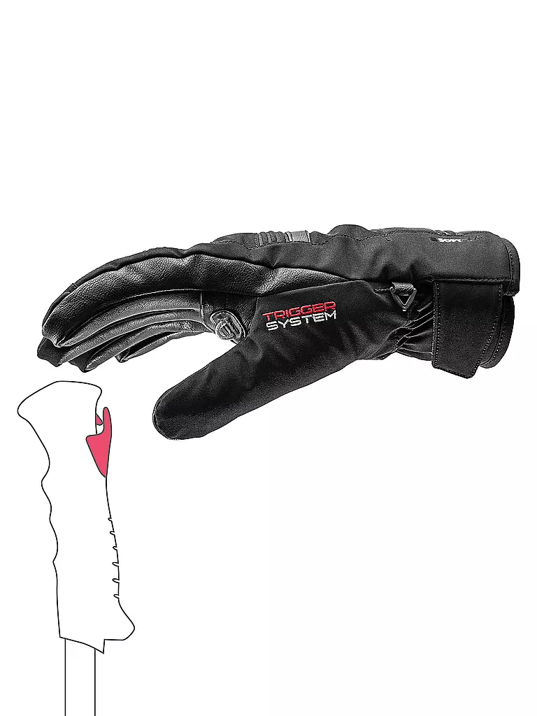 LEKI | Gants de ski homme Cerro 3D | Noir