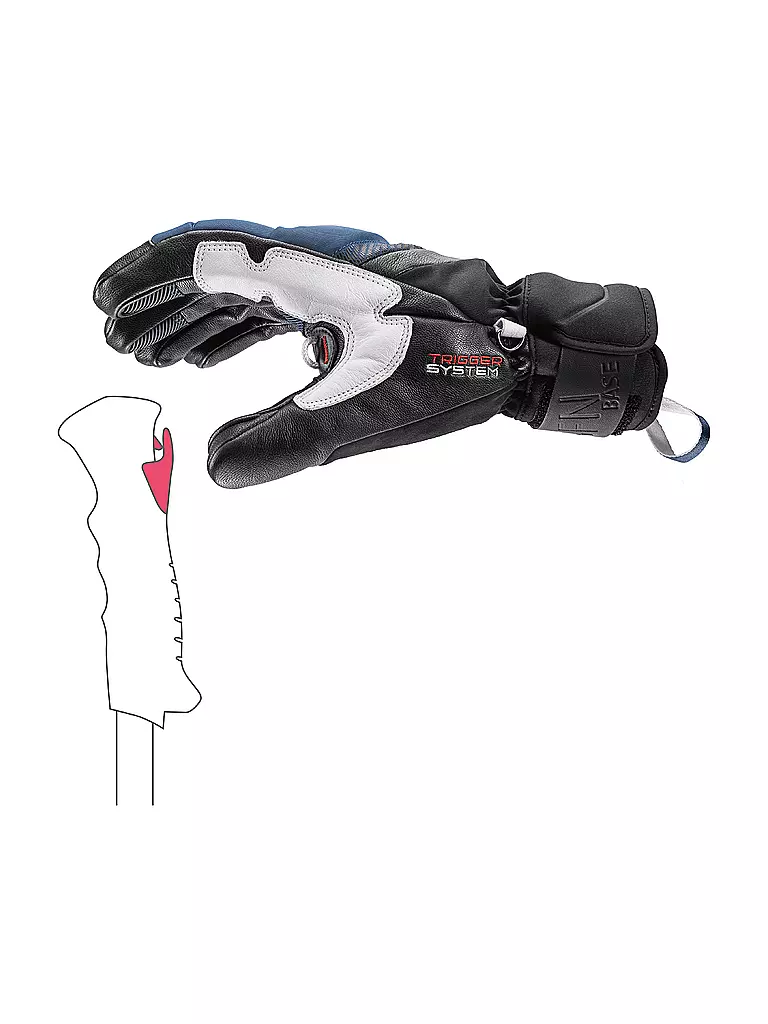 LEKI | Gants de ski homme Griffin Base 3D |