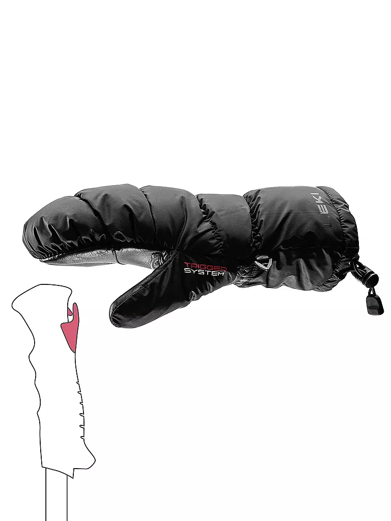 LEKI | Moufles de ski femme Glace 3D |