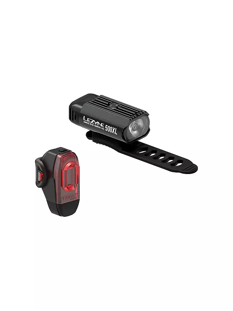 LEZYNE | Kit d'éclairage pour vélo Hecto Drive 500XL / KTV+ | Noir