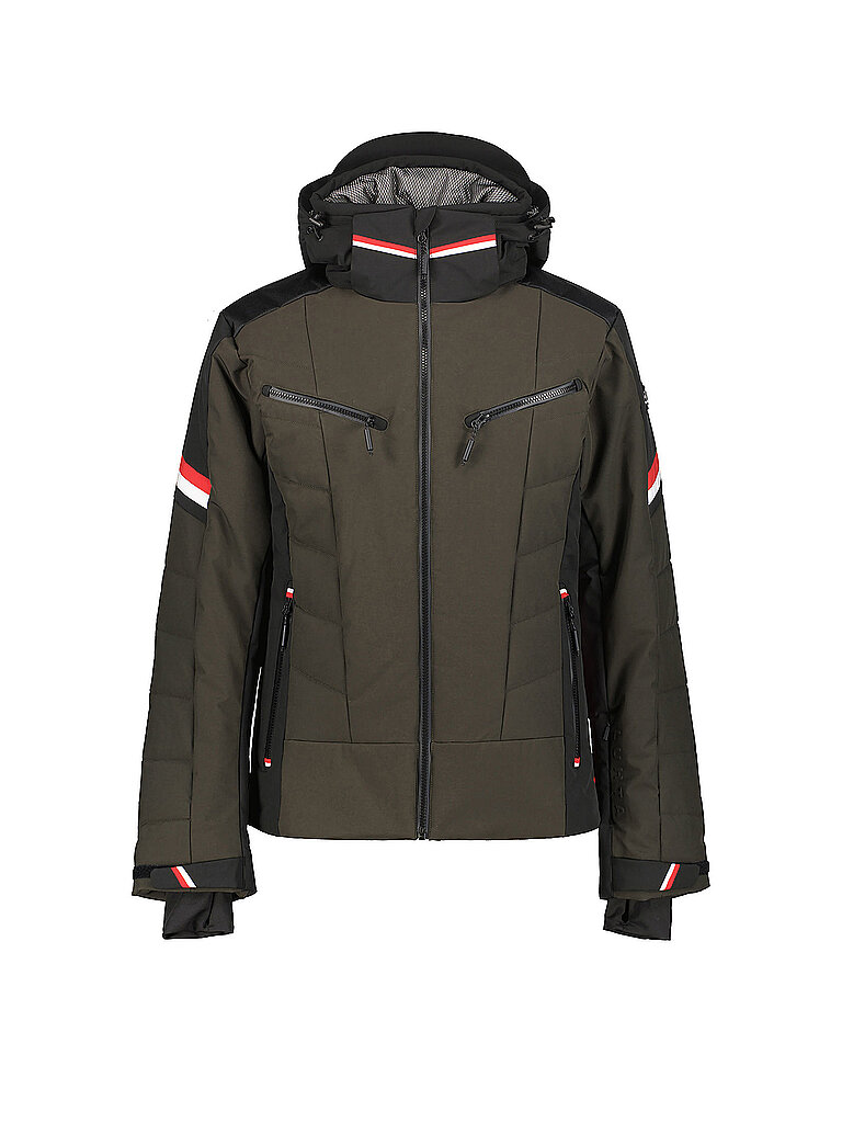 Veste de ski Kaldoaivi à capuche olive 56