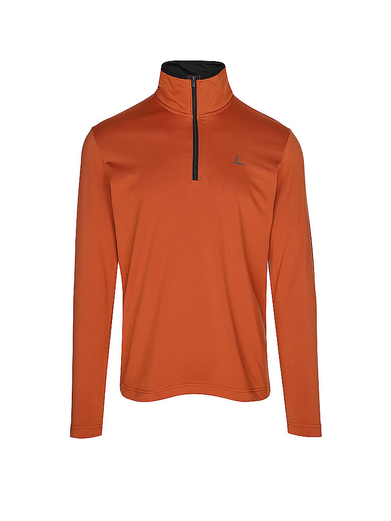 Sous-pull zippé Kankola orange M