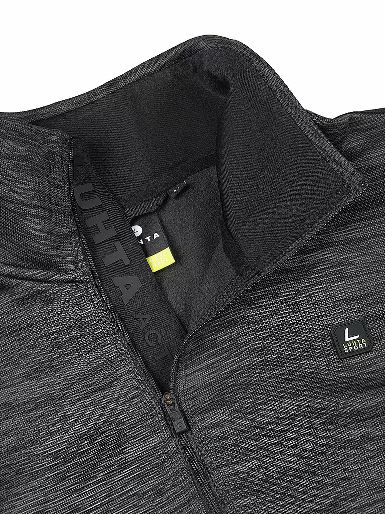 LUHTA | Herren Unterzieh Zipshirt Outtakka | Noir