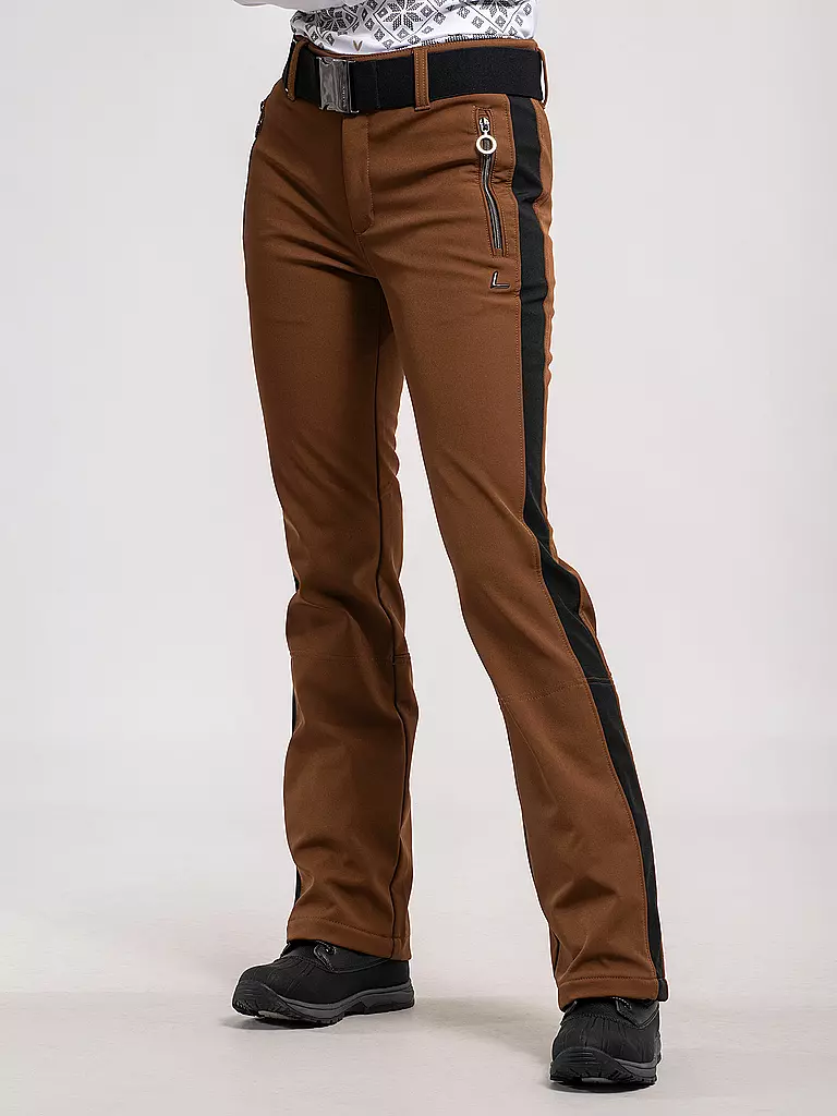 LUHTA | Pantalon de ski femme Reututunturi | Marron