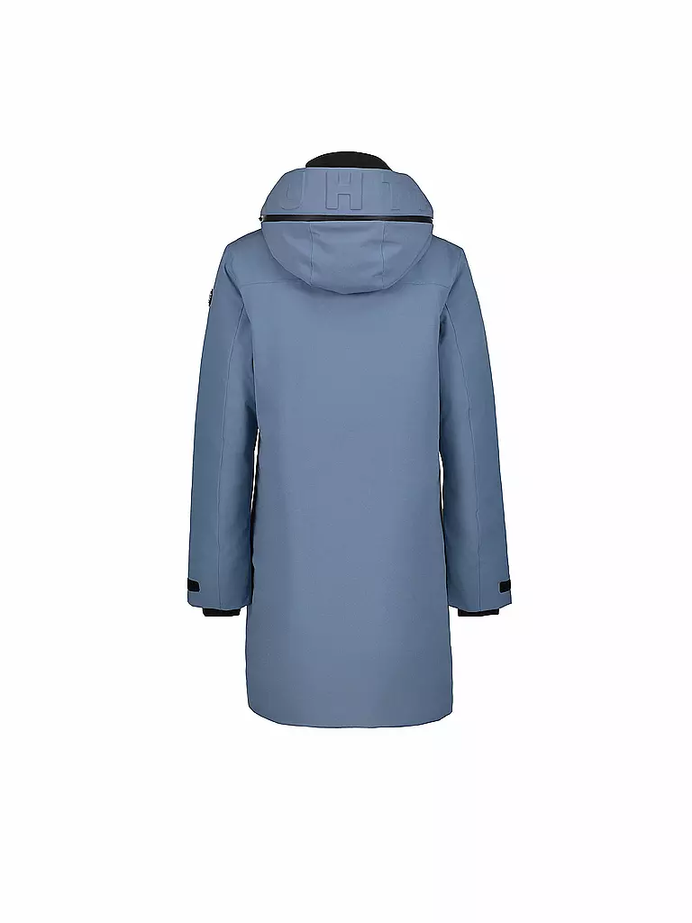 LUHTA | Parka Kemi à capuche pour femmes | Bleu