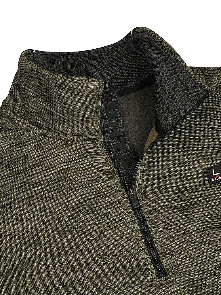 LUHTA | Sous-pull zippé pour homme Hammastunturi | Olive