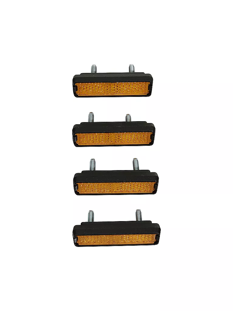 M-PROLINE | Réflecteurs de pédale 4 pièces | Noir