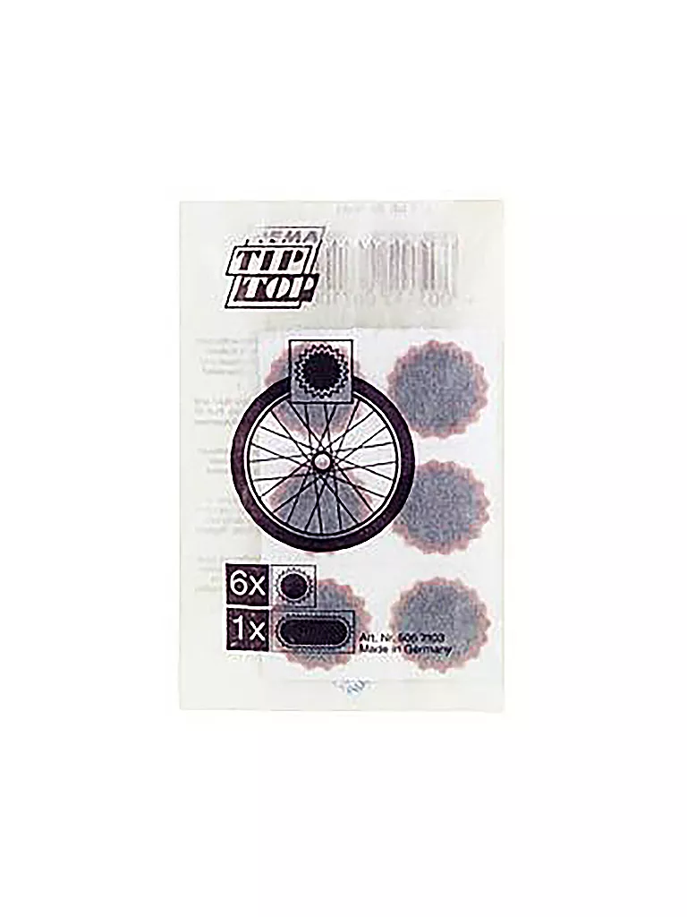 M-PROLINE | Tip Top Rustines (7 pièces) | Noir