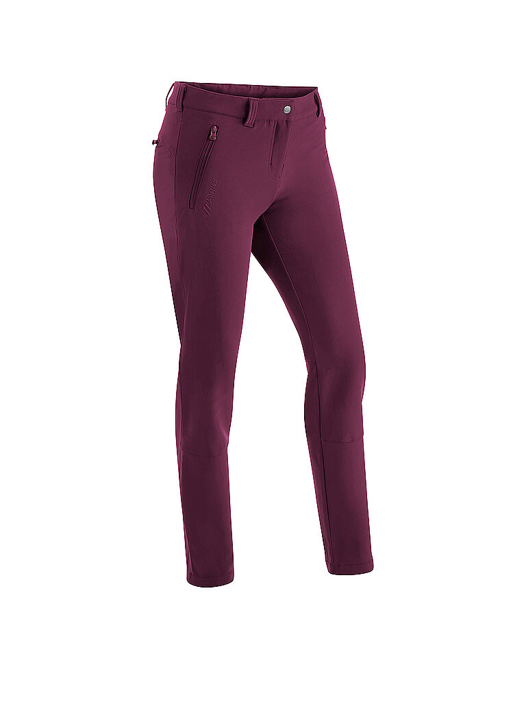 Pantalon de randonnée Helga Slims rouge foncé 42