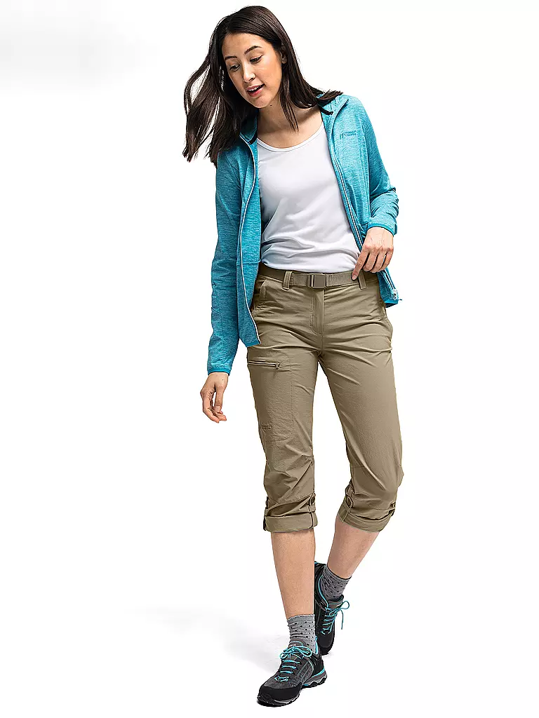 MAIER SPORTS | Pantalon de randonnée femme Lulaka Roll Up | Beige
