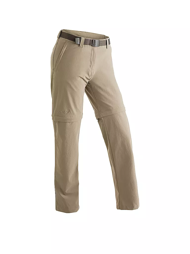 MAIER SPORTS | Pantalon de randonnée femme Nata2 ZipOff | Beige