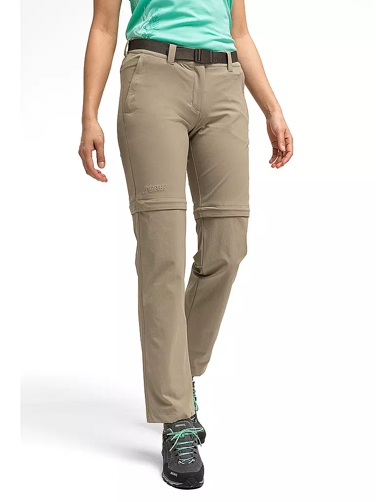 MAIER SPORTS | Pantalon de randonnée femme Nata2 ZipOff | Beige